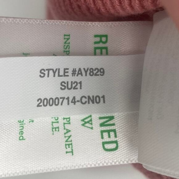 J Crew Crewneck Sweatshirt Cotton Cashmere Pullover Weathered Rose Pink Medium - Picture 7 of 10